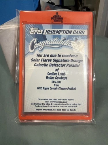 2025 Topps Chrome CeeDee Lamb Chrome Autographs (RAW)