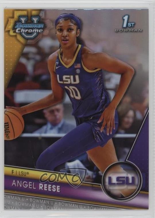 2023-24 Bowman U Chrome Refractor Angel Reese #49 12g7