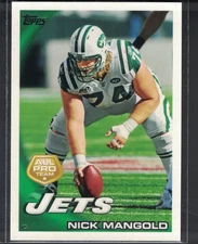 2010 Topps - All Pro Team Nick Mangold #372 Jets