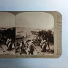 WW1 Military Stereoview C1916 Real Photo Turkey Gallipoli Suvla Bay From Hills