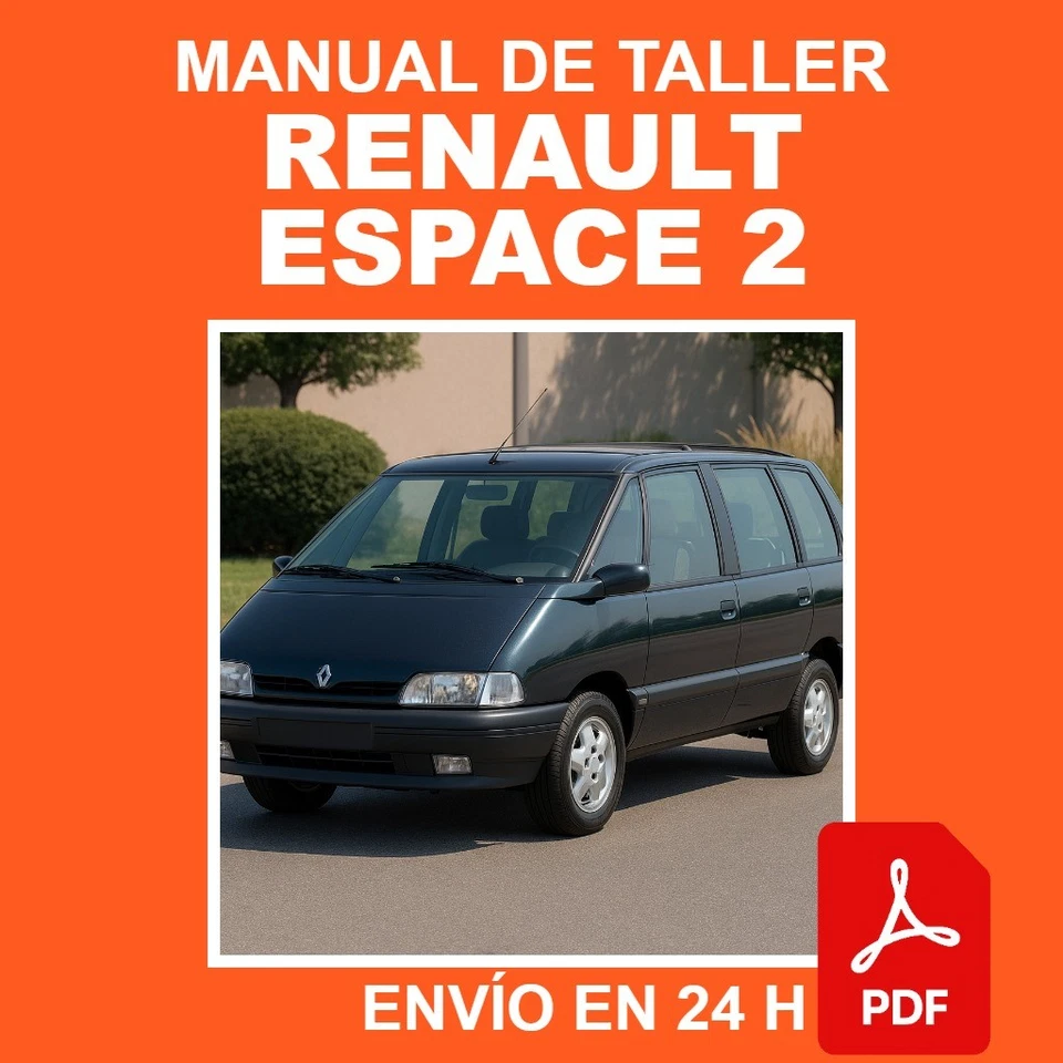 Manual de Taller Renault Espace 2 1990-1997 Reparacion CD PDF ES - Imagen 1 de 1
