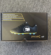 Puma ProCat Toddler Youth Pitch Outdoor Soccer Cleat Shoes Black/White Size 11
