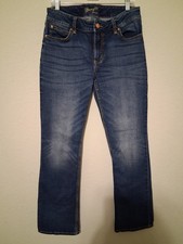 Wrangler Retro Women's Mae Dark Wash Mid Rise Bootcut Stretch Denim Jeans 11x34