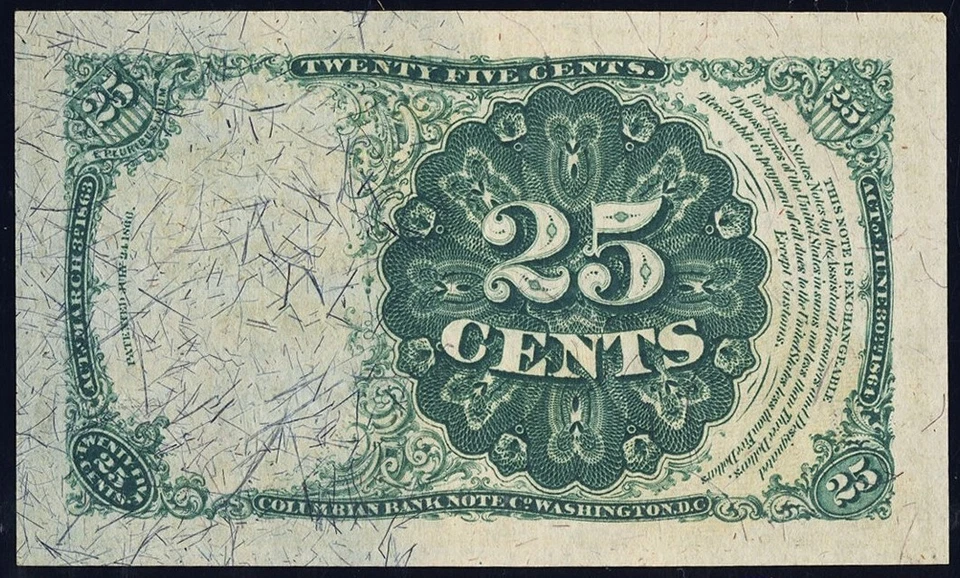 FR 1309 - 25c FIFTH ISSUE - SHORT THICK KEY - PCGS 67 PPQ SUPERB GEM NEW - pp D - Image 4 of 4