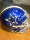 Tony Dorsett Signed Dallas Cowboys Helmet BAS Witnessed Authenticated