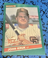 1986 Donruss the Rookies John Kruk #42 (RC); Near Mint