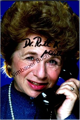 Original Autogramm Ruth Westheimer /// Autograph signiert signed signee Westheim