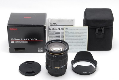【MINT- BOXED】SIGMA 17-50mm f/2.8 EX DC OS HSM Zoom Lens for Canon