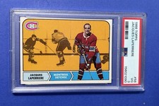 1968 Topps Jacques Laperriere Montreal Canadiens #58 PSA 3 VG