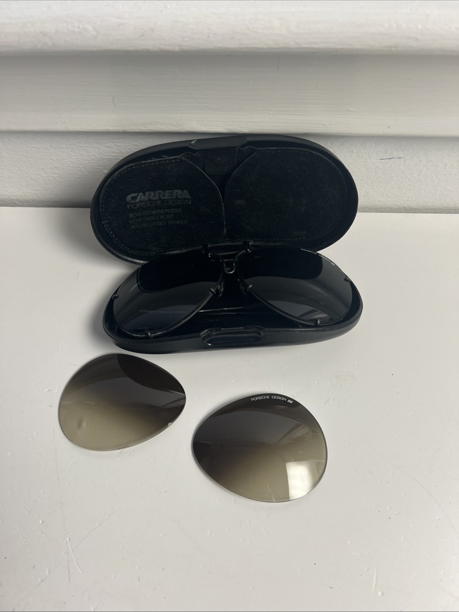 Vintage Carrera Porsche 5623 90 Sunglasses w Original Case & Extra