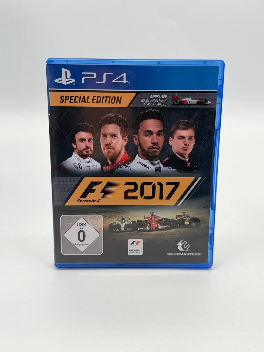 F1 2017 Edition Spéciale 1er édition - PS4 - Complet Avec Fourreau - Bon état