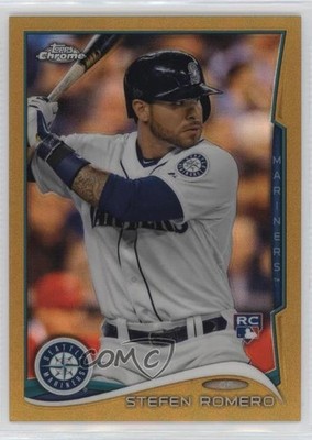 2014 Chrome Update Mega Box Gold Refractor 96/250 Stefen Romero Rookie RC 0b3