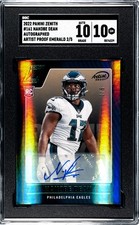 2022 Panini Zenith Nakobe Dean Artist's Proof Rookie Auto Emerald /5 SGC 10 GM