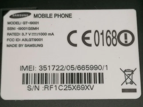 Smartphone Samsung Galaxy S Plus GT-I9001 Schwarz 8 Gb TOP #6098 - Bild 9 von 10