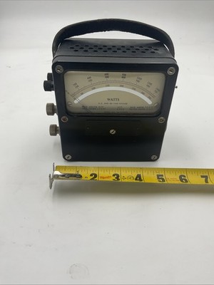 Vintage Weston Model 432 No. 21644  Watts D.c. And 25-1000 Cycles S1
