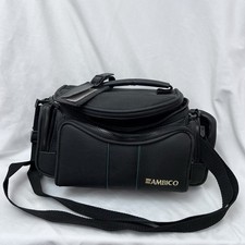Ambico Camcorder Camera Bag Case with Padded Pockets, Shoulder Strap and Handle