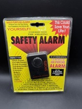 Vintage Personal Body Alarm Multi Purpose Siren Alarm Black BRAND NEW SEALED