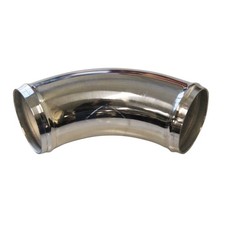 Intake Pipe Intercoolers 2.5" (63mm) OD 60 Degree Polished Alloy Pipe 6.1&q