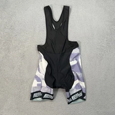 Heavy Pedal Cycling Bib Shorts Womens Large Black Purple Padded Outdoors