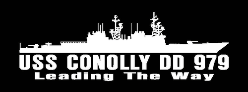 Decalcomania silhouette USS CONOLLY DD 979 US Navy USN militare - Foto 3 di 6