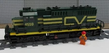 Custom Train Central Vermont GP40 Engine Please Read Item Description