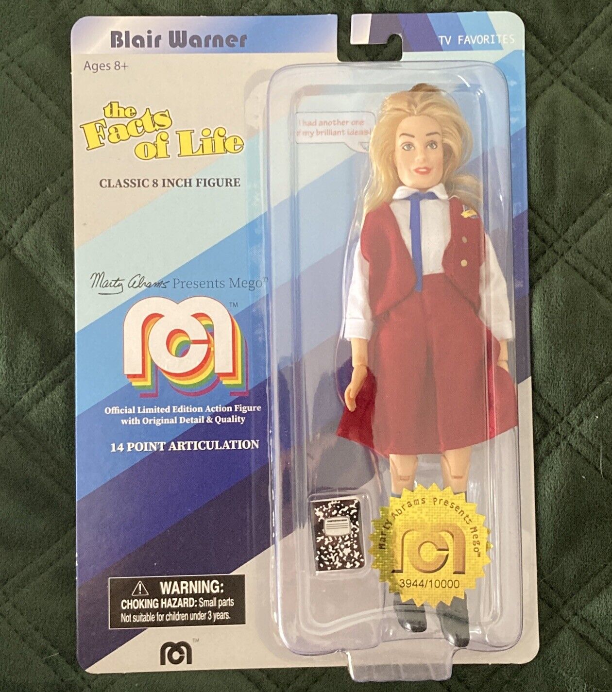 Mego Facts of Life 8 Inch Blair Warner Action Figure Free Shipping Doll Classic