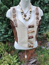 NEU! Skandal! Leder,Trachten,Mieder,Corsage,Mittelalter,Weste,Top zur Lederhose