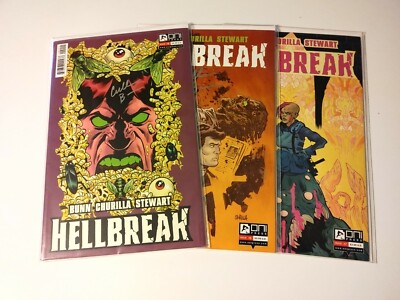 Hellbreak #2, 6 & 7 ALL signed (5A)