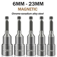TEK SCREW MAGNETIC DRIVER HEXAGON SOCKET ROOFING DRILL DRIVE BIT 6MM - 23MM
