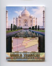 2018 UPPER DECK GOODWIN WORLD TRAVELER MAP #WT-136 TAJ MAHAL INDIA *69625