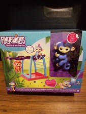 Authentic Fingerlings Monkey Bar Playset with Baby Monkey Liv NRFB, HTF, In Han