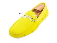Swims Bold Yellow Woven Loafers 32974