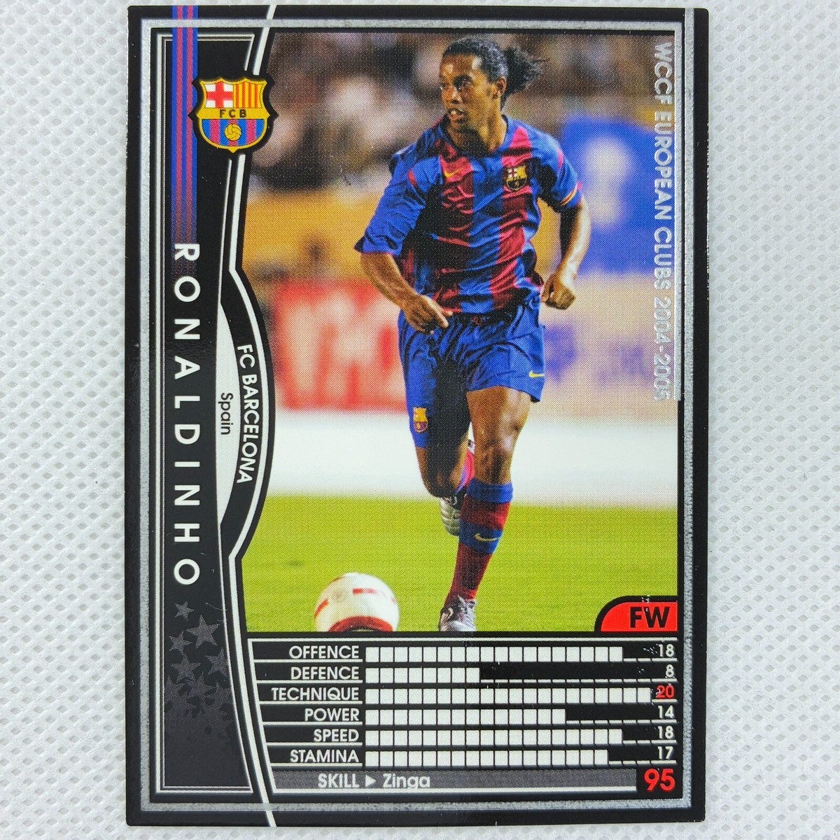 Panini WCCF 2004-05 Ronaldinho FC Barcelona 192 Brazil Japan | eBay
