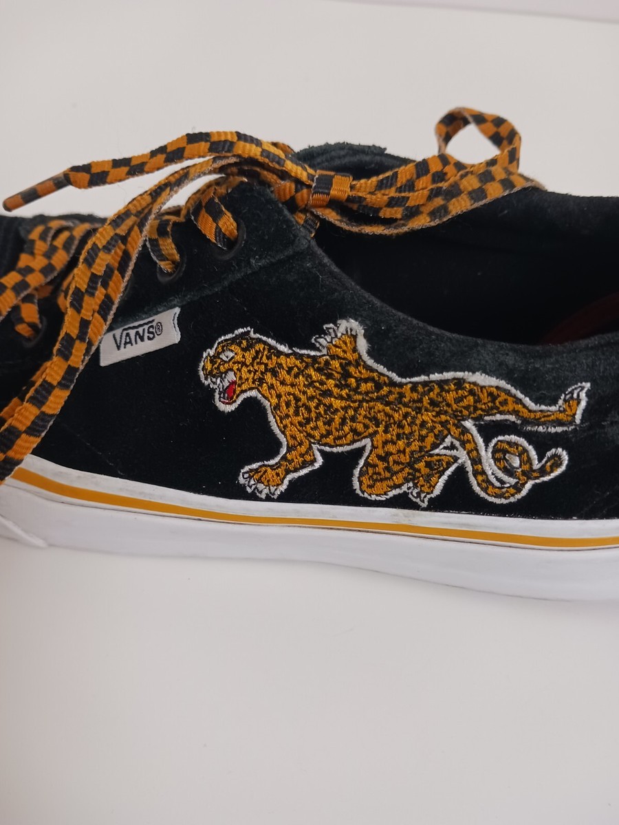 Vans Old Skool Snake Cheetah Tattoo Off‎ the Wall Black/Yellow White Size 5.5 M Vans Old Skool Snake Cheetah Tattoo Off the Wall Black  main image 3