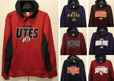New NCAA Men  s Hoodie College Hooded Sweatshirt Various Schools - Choose 1