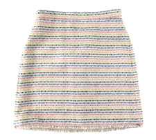 NWT Ann Taylor Pink Yellow Blue Black Brown Tweed Straight Pencil Skirt Women 4P