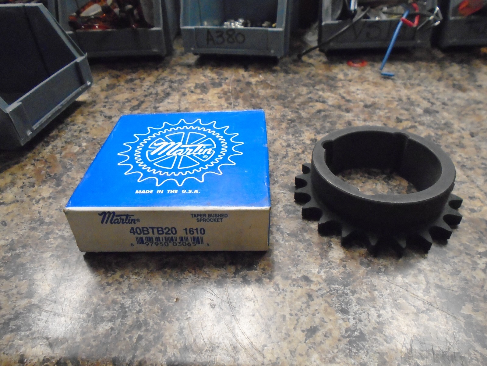 Pignon Simple Rangée Martin 60A21 (Occasion) - Pour Transmission Par Chaîne - Acier - Livraison Gratuite