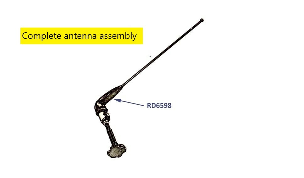 Antenna assembly  for Early Post War Rolls-Royce & Bentley (1946-59)