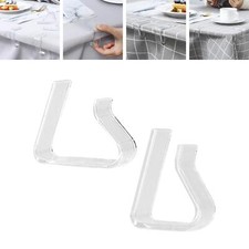 4 Stück winddichte, durchsichtige Tischdecke...