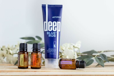 doTERRA Essential Oil Simple Solutions Kit Deep Blue Rub Serenity On Guard Lemon