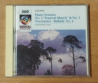 CD CHOPIN KLAVIERSONATEN NO.2 FUNERAL MARCH & NO.3 NOCTURNES BALLADE NO.4