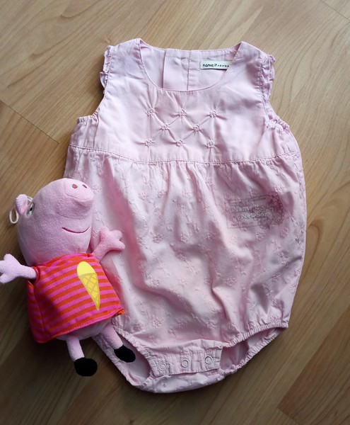 Pelele rosa niña talla 3 meses.