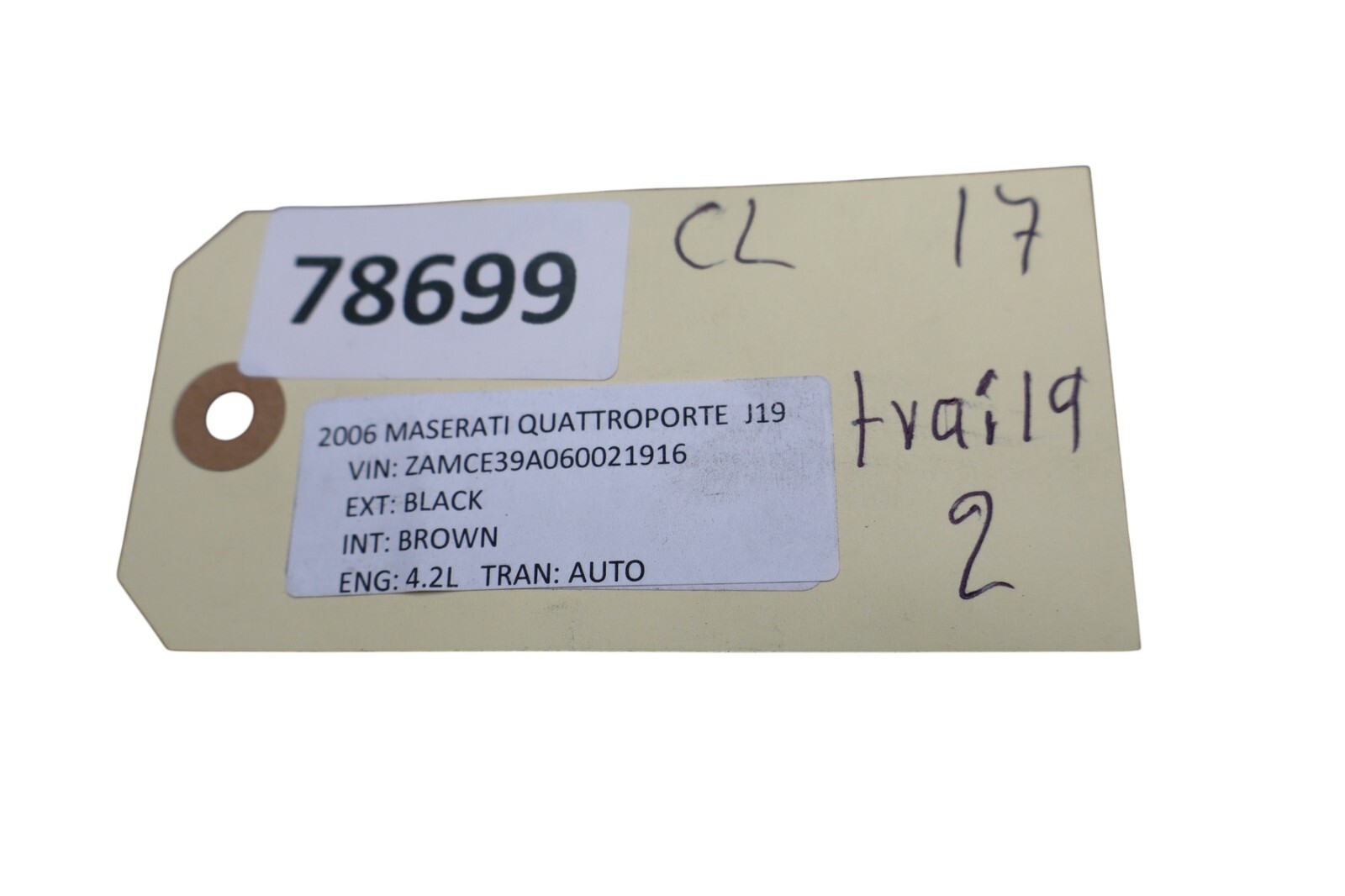 03-08 Maserati Quattroporte Front Right Side Lower Bottom Seat Cushion Oem