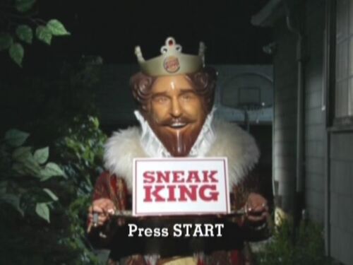 BURGER KING SNEAK KING CREEPY STALKER XBOX 360 GAME CULT CLASSIC NEW SEALED  - Picture 1 of 3