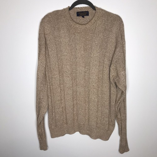 Brooks Brothers Mens L Cotton Beige 