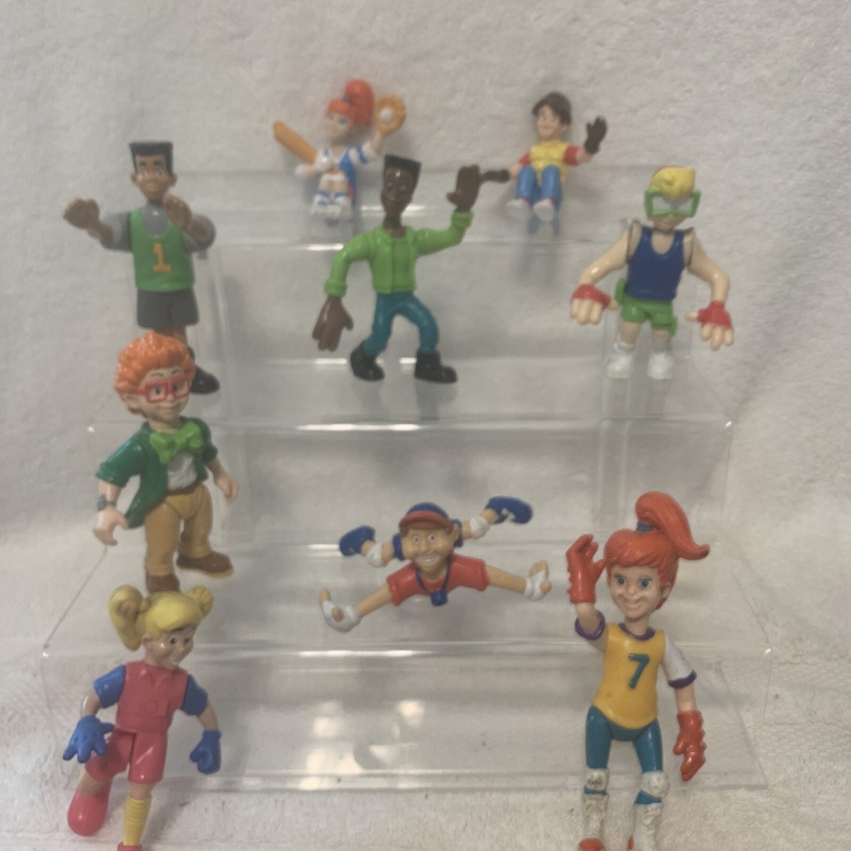 Vintage Burger King Kids Club 9 Action Figures Boomer IQ Jaws Kid