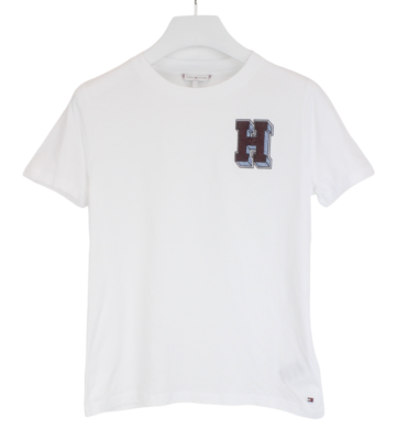 T-Shirt Tommy Hilfiger Donna Piccola Manica Corta Collo A Giro Con