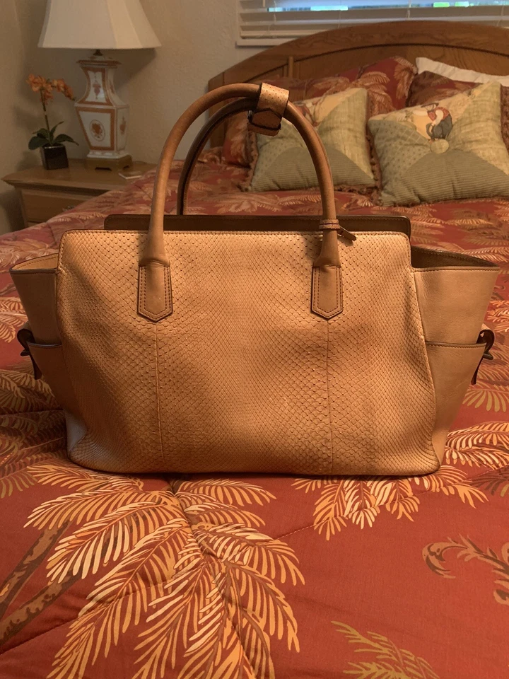 Cartera grande de diseñador REED KRAKOFF/cuero y serpiente/bolso/cartera Foto 4 de 4