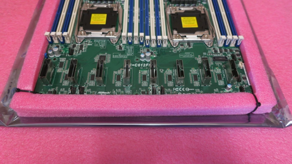 NEW ASRock Rack MC-C612FM Server Motherboard Dual LGA-2011-3 Socket Intel Xeon - Image 3 of 4