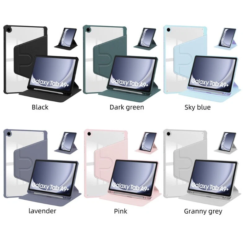 For Samsung Galaxy Tab A9 / A9 Plus 11" Shockproof Leather Flip Stand Case Cover - Image 2 of 4